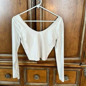 Lululemon long sleeve cropped shirt